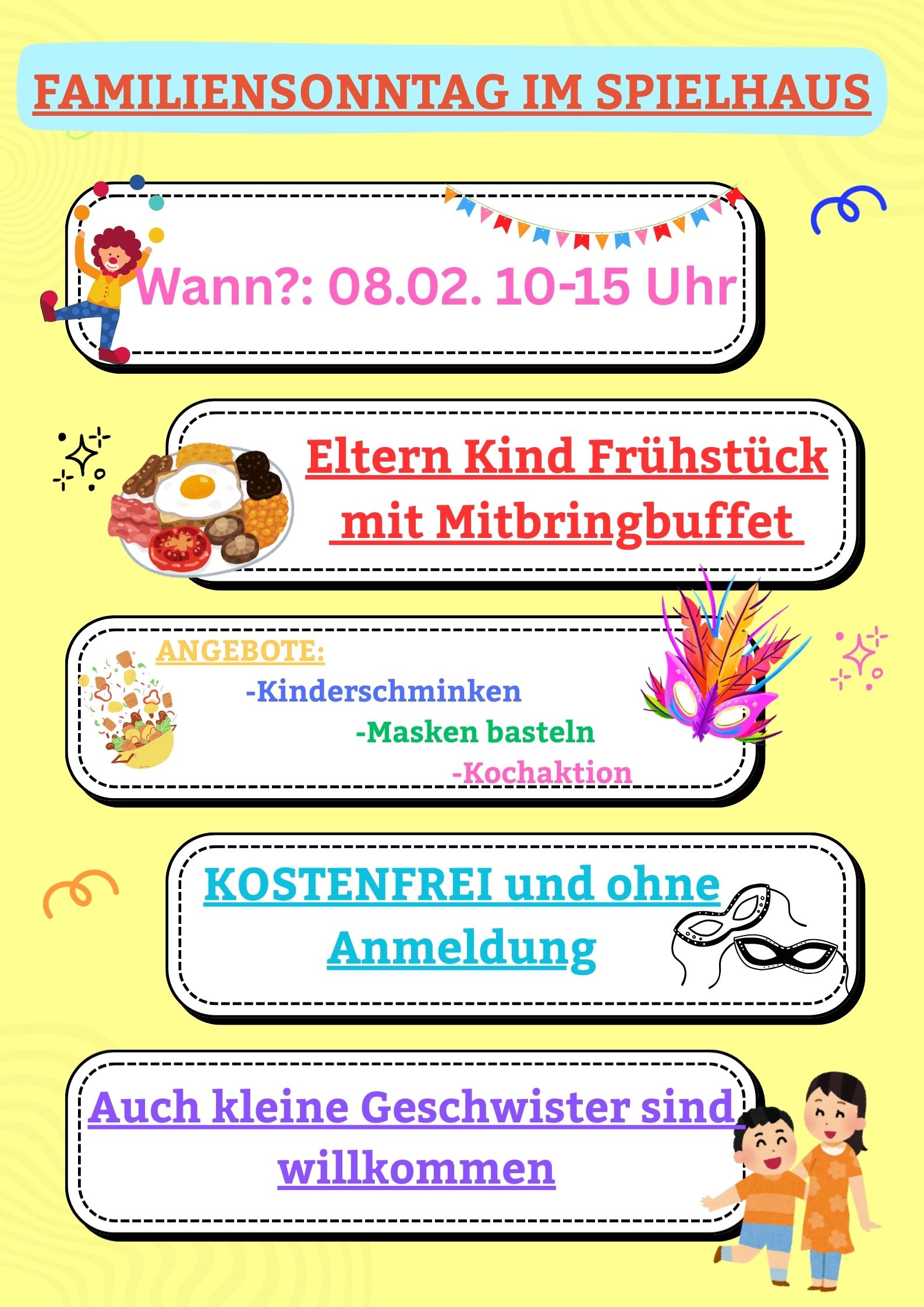 Familiensonntag im Spielhaus