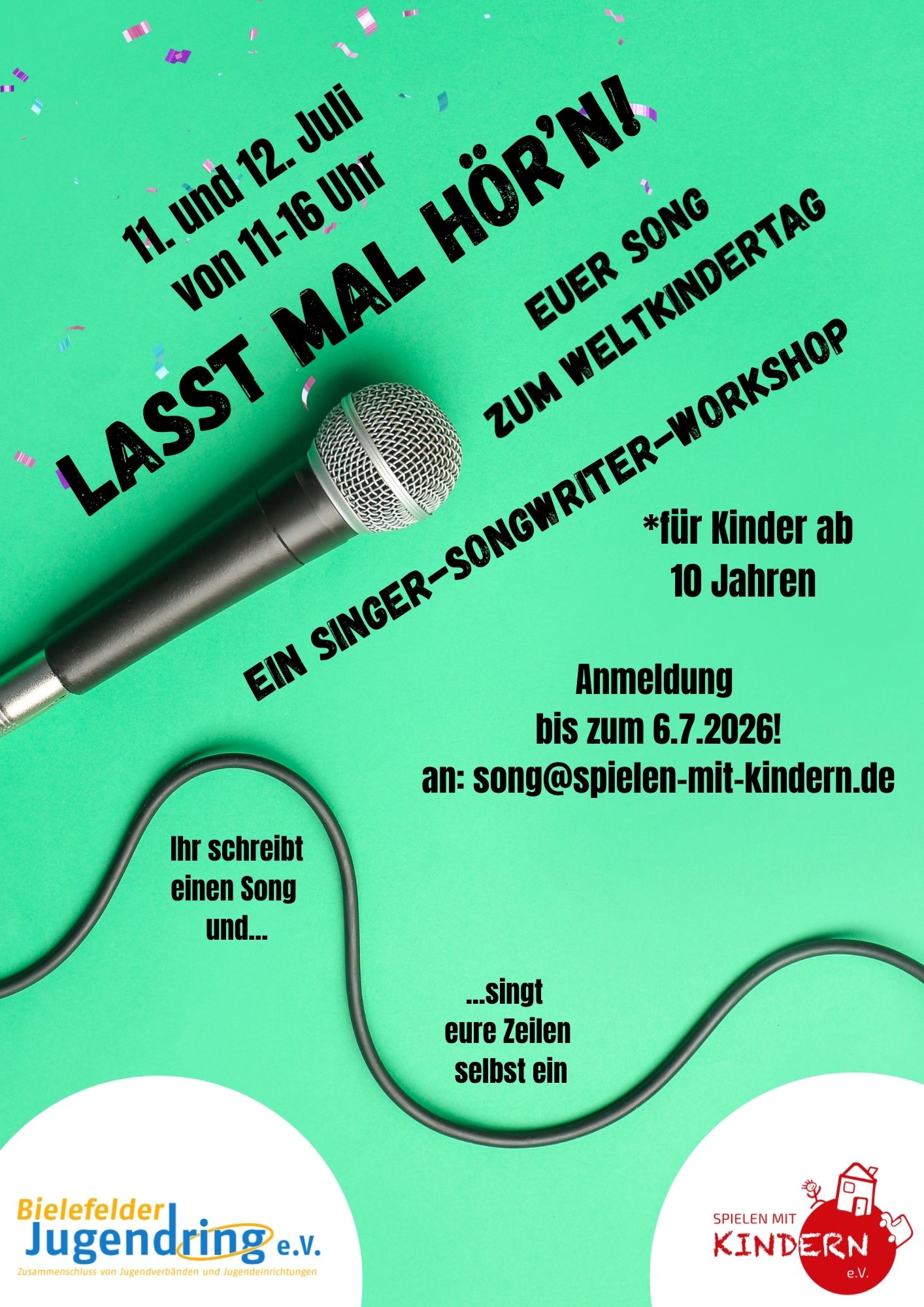 Lasst mal Hör´n! Euer Song zum Weltkindertag